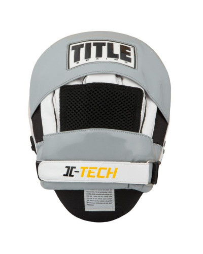 Лапи TITLE Icon I-Tech Punch Mitts (чорно-біло-сірі)