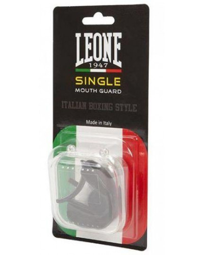 Капа боксерская Leone Single Black