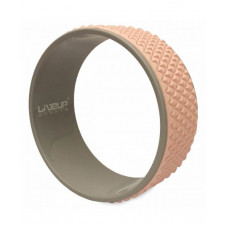 Колесо для йоги и фитнеса LiveUp YOGA RING 13х33 см розовый