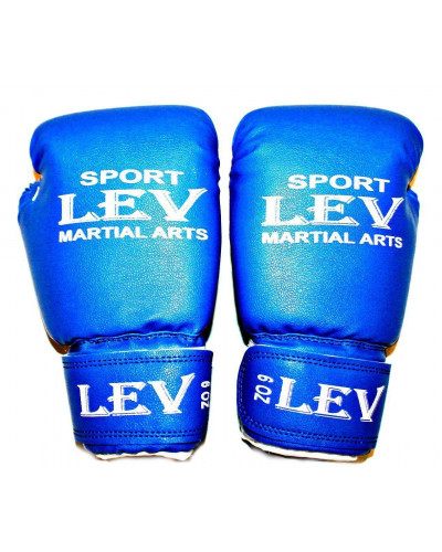Боксерские перчатки Lev Sport (синий)
