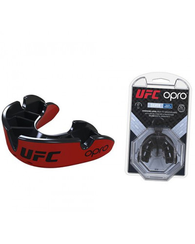 Капа боксерская Opro Silver UFC Hologram