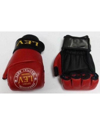 Перчатки MMA Lev Sport (красный)