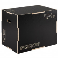 Бокс Mirafit 3in1 Anti-Slip Wood Plyo Box - 30" x 24" x 20"