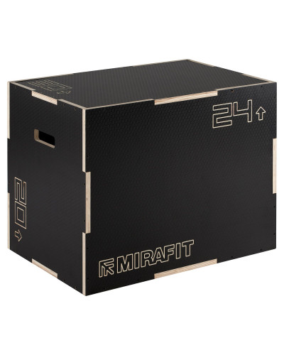 Бокс Mirafit 3in1 Anti-Slip Wood Plyo Box - 30" x 24" x 20"