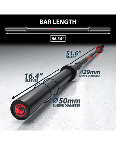 Гриф Synergee Rhino Powerlifting Barbell