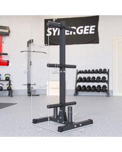 Стійка Synergee Olympic Weight Plate & Barbell Holder