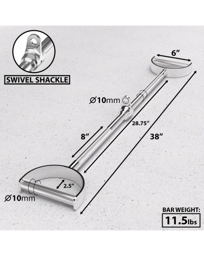 Ручка-гриф Synergee Pro-Style Lat Bar Cable Attachment