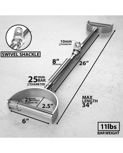 Ручка-гриф Synergee Pro-Style Lat Bar Cable Attachment