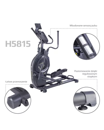 H5815 AIR-MAGNETIC ELLIPTICAL TRAINER SEMI COMMERCIAL HMS PREMIUM