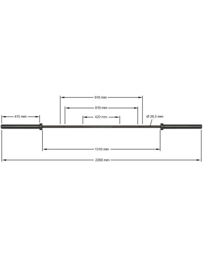 Гриф ATX Multi Bar 20 кг