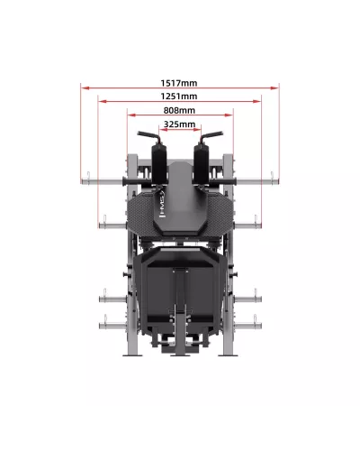 LP3175 LEG PRESS SEMI COMMERCIAL HMS