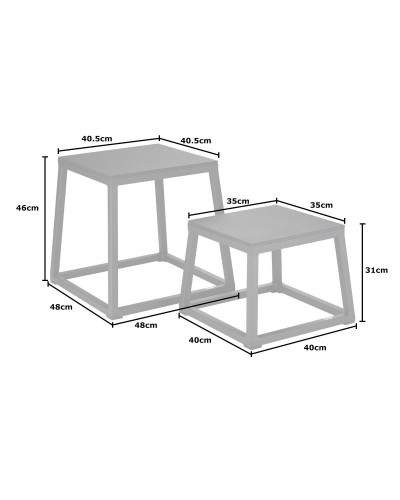 Сталеві платформи Mirafit Steel Plyo Jump Box