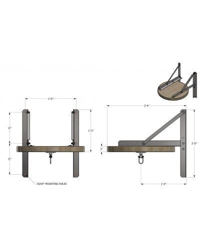 Настінне кріплення Wall Mounted Speed Bag