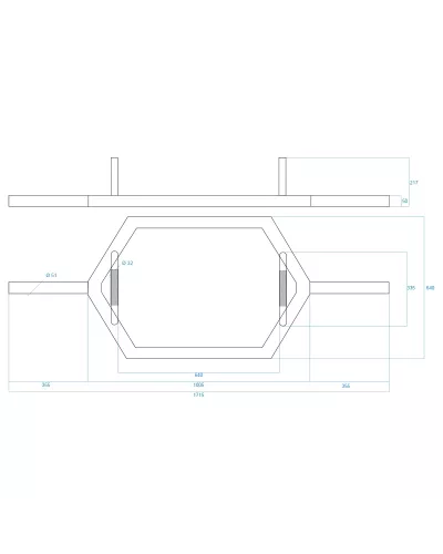 GHX02B HEX BAR HMS