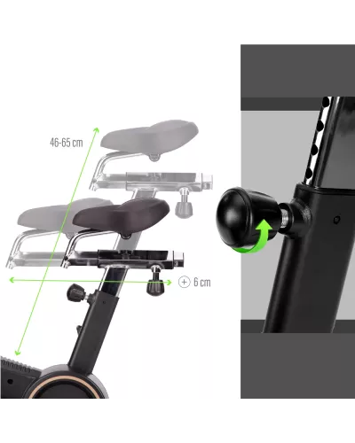 MP5458 STATIONARY AIR BIKE SEMI COMMERCIAL HMS