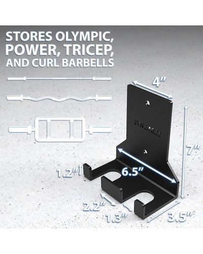 Стійка Synergee Vertical Barbell Wall Storage Racks