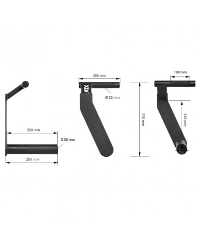 Ручки для фермерської ходьби ATX Farmers Walk Handle