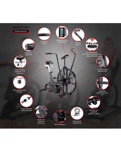 Велотренажер Assault AirBike