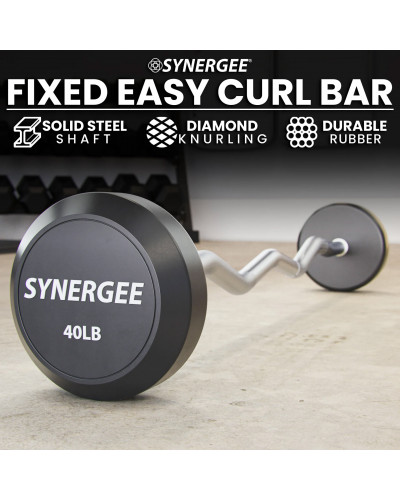 Штанга Synergee Fixed Easy Curl Barbell