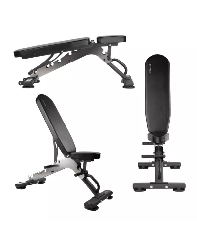 L8009 ADJUSTABLE EXERCISE BENCH SEMI COMMERCIAL HMS