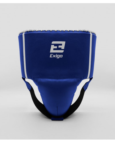 Exigo C4 Класичний Шкіряний Захист Живота - Синьо-Білий