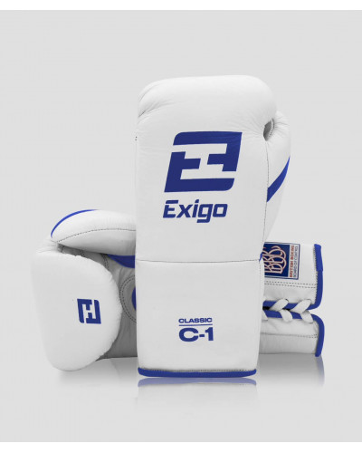 Exigo C1 Classic Pro Змагальні Рукавички - Білий/Синій