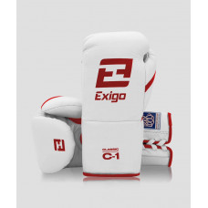 Exigo C1 Classic Pro Змагальні Рукавички - Білий/Червоний