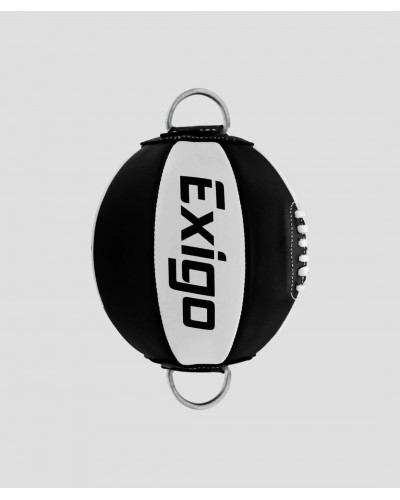 Exigo Super Pro Шкіряний Подвійний Грушоподібний М’яч - Чорний/Білий