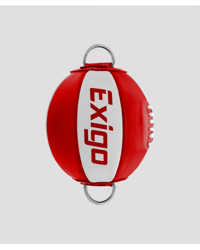 Exigo Super Pro Шкіряний Подвійний Грушоподібний М’яч - Червоний/Білий