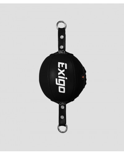 Exigo Super Pro Шкіряний Реакційний Подвійний Грушоподібний М’яч - Чорний