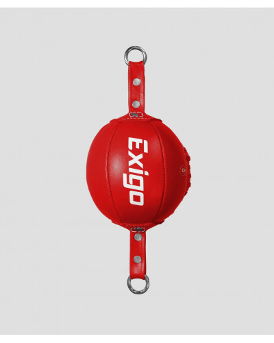 Exigo Super Pro Шкіряний Реакційний Подвійний Грушоподібний М’яч - Червоний