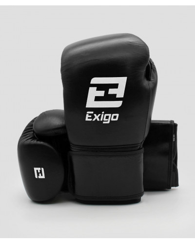 Exigo S2 Stealth Шкіряні Спарингові Рукавички - Ремінець