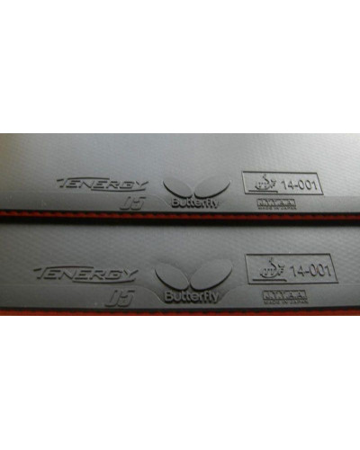 Накладки для ракетки Butterfly Tenergy 05 1.9 мм (чорні)