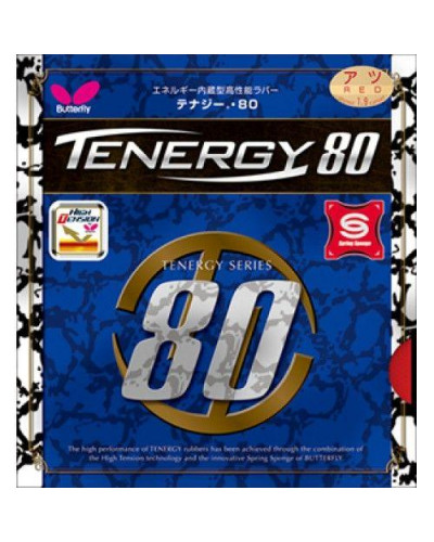 Накладки для ракетки Butterfly Tenergy 80 1.9 мм (чорні)