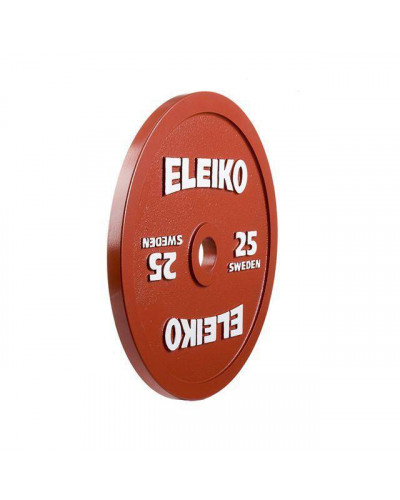 Диск для змагань з пауерліфтингу Eleiko 25 кг