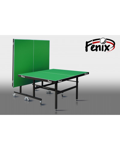 Теннисный стол профессиональный Феникс Master Sport M25 (для закрытых помещений) зеленый