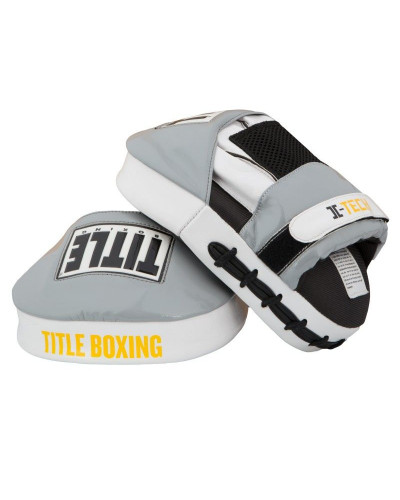Лапы Title Icon I-Tech Punch Mitts (черно-бело-серые)