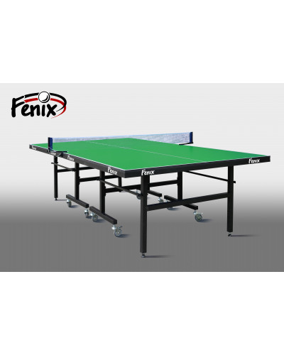 Теннисный стол профессиональный Феникс Master Sport M25 (для закрытых помещений) зеленый