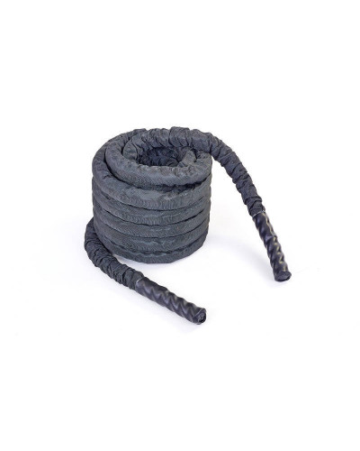 Канат для кроссфита в защитном рукаве BATTLE ROPE l-12м,d-3,8см, черный