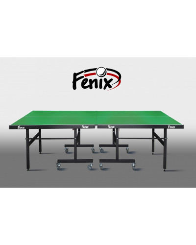 Теннисный стол профессиональный Феникс Master Sport M16 (для помещений) зеленый