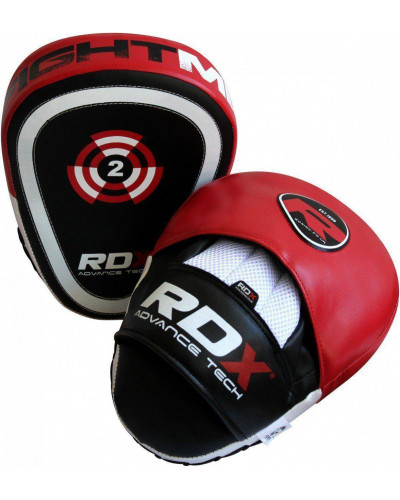 Лапы боксерские Rdx Gel Focus Red