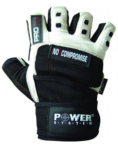 Рукавички для фітнесу Power System No Compromise BK-W