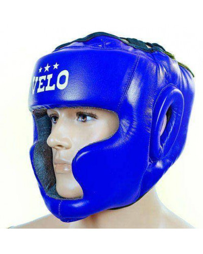 Шолом боксерський VELO ULI-5005-BL (синій) (XL)