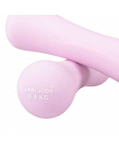 Гантели для фитнеса Springos (2 x 0.5 кг)