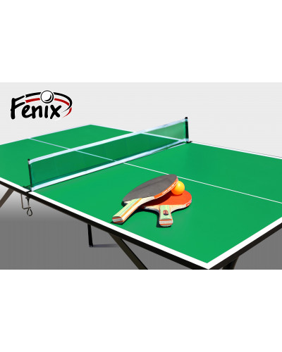 Теннисный стол Феникс Kids (для помещений) зеленый