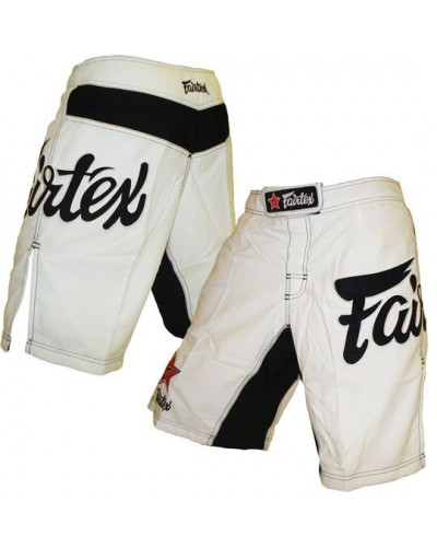 Шорты для ММА FAIRTEX белый/чёрный