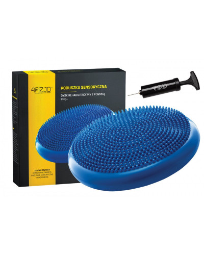 Балансировочная подушка (сенсомоторная) массажная 4FIZJO 4FJ0022 Blue