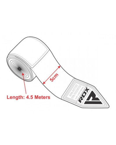 Бинты боксерские RDX Fibra Pink 4.5m