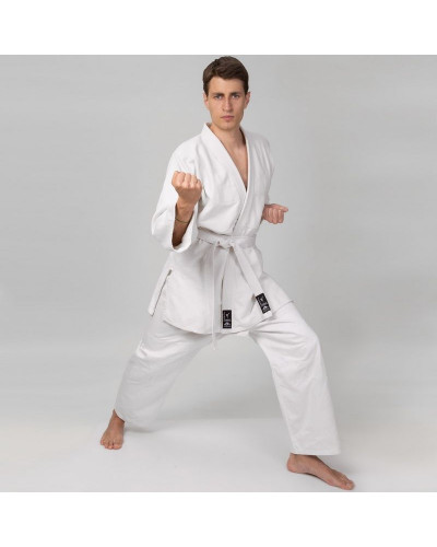 Кимоно дзюдо белое MATSA р. 120-200 см (450 г/м2) MA-0013