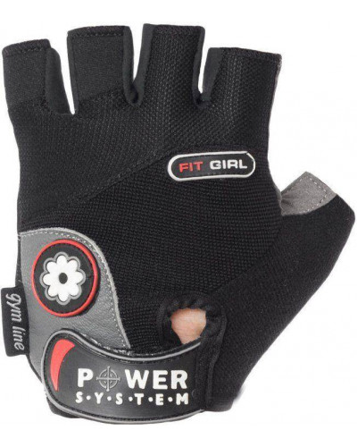 Рукавички для фітнесу Power System Fit Girl BK